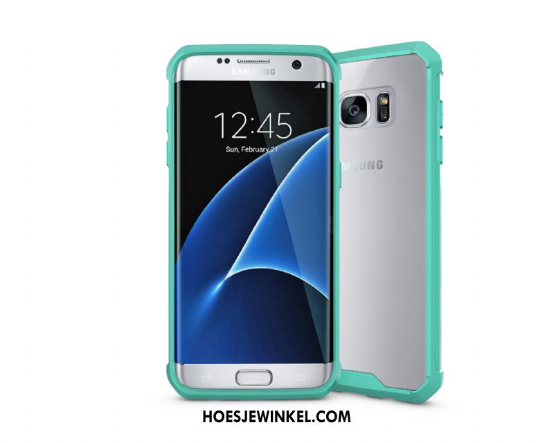 micro Conventie bladerdeeg Samsung Galaxy S7 Edge Hoesje Omlijsting Bescherming Doorzichtig, Samsung  Galaxy S7 Edge Hoesje Hoes Ster Sale