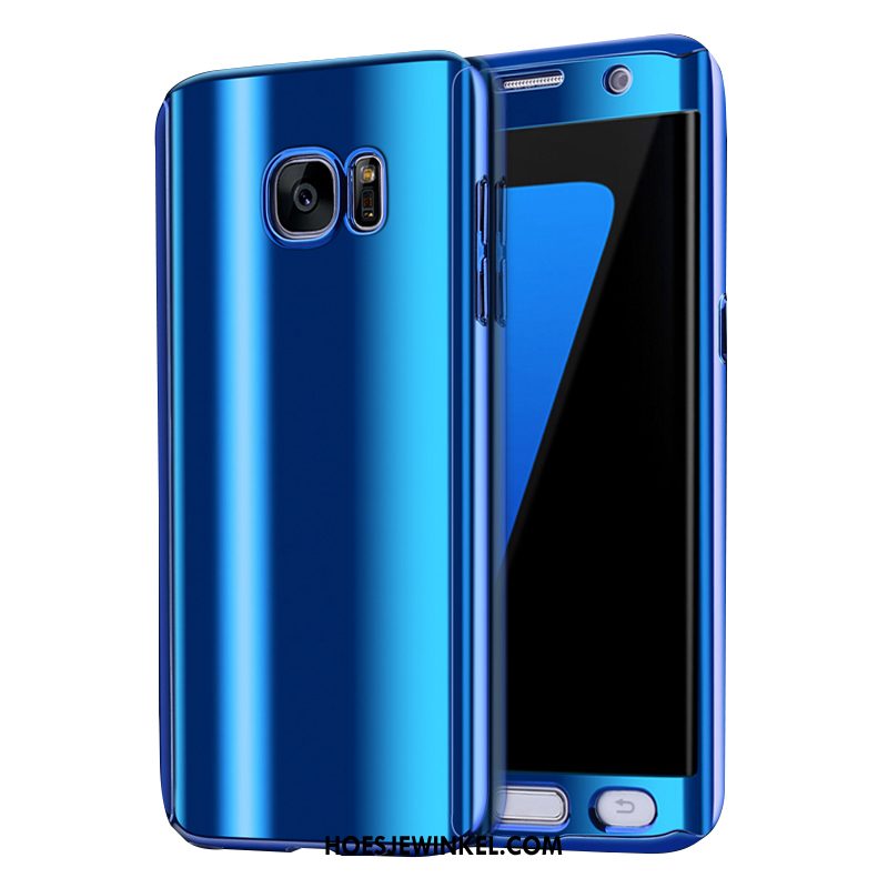 lijden Klem Geleidbaarheid Samsung Galaxy S7 Edge Hoesje Opknoping Nek Schrobben Plating, Samsung  Galaxy S7 Edge Hoesje Dun Ster Sale