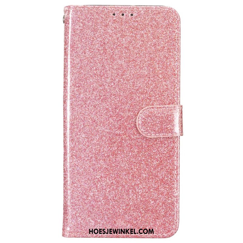 Bescherming Hoesje Oppo A98 5g Pailletten Met Bandjes