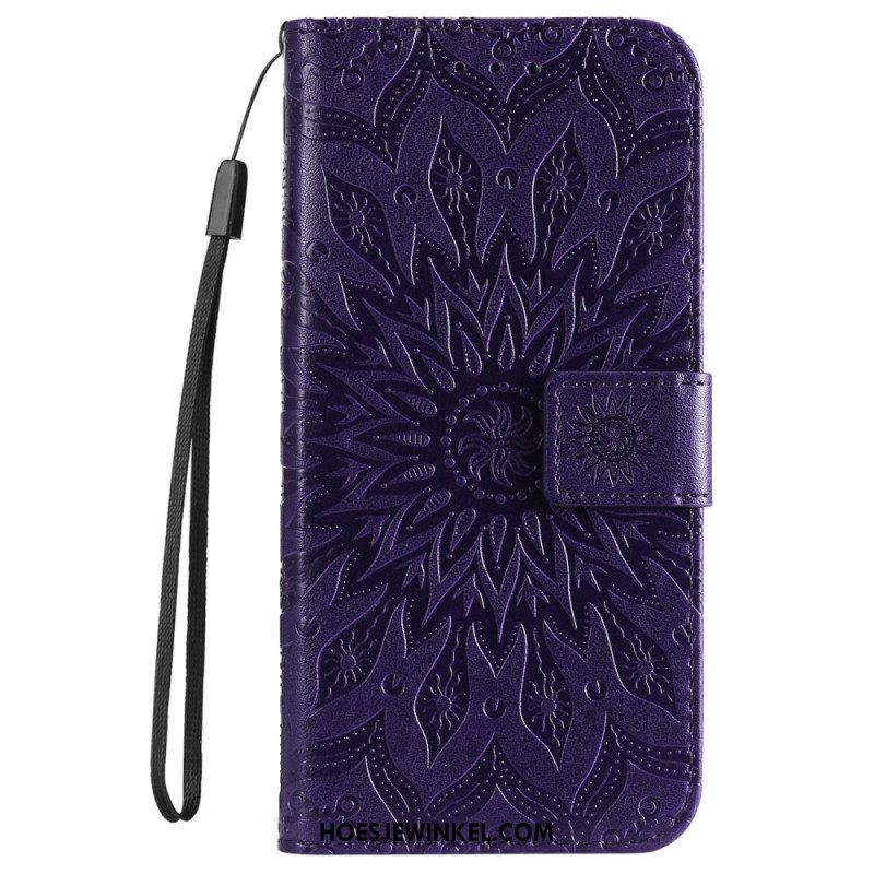 Bescherming Hoesje Oppo Reno 12 Pro 5g Mandala Met Riempje