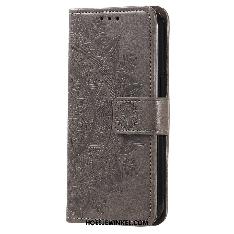 Bescherming Hoesje Xiaomi Redmi Note 13 Pro Plus 5g Mandala Zon Met Riem