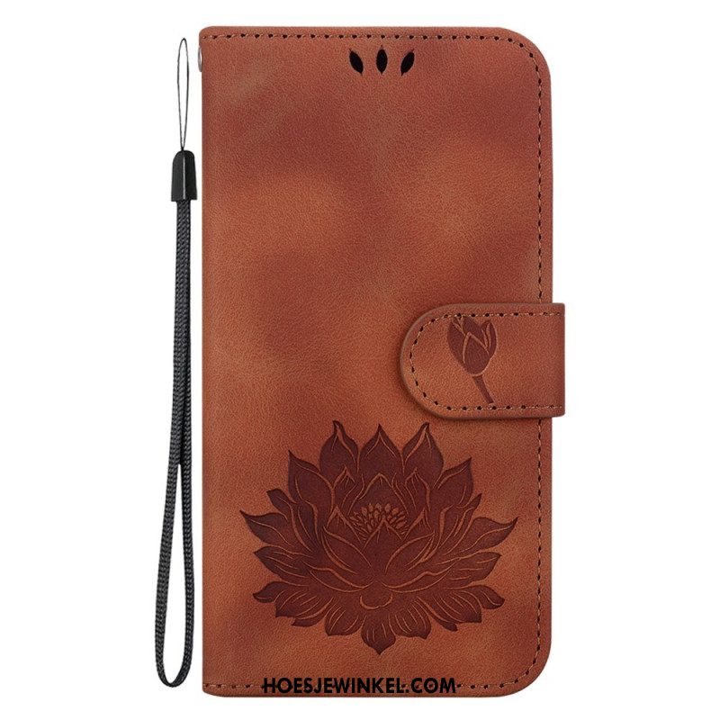 Bescherming Hoesje iPhone 16 Pro Max Lotusbloem