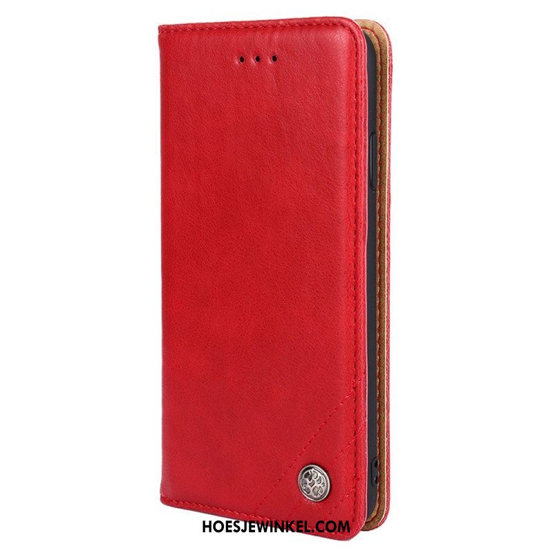 Bescherming Hoesje voor Huawei P60 Pro Folio-hoesje Decoratieve Klinknagel