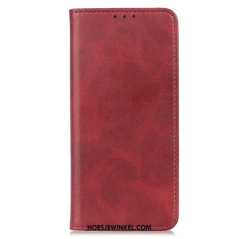 Bescherming Hoesje voor Moto G73 5G Folio-hoesje Elegantie Splitleer