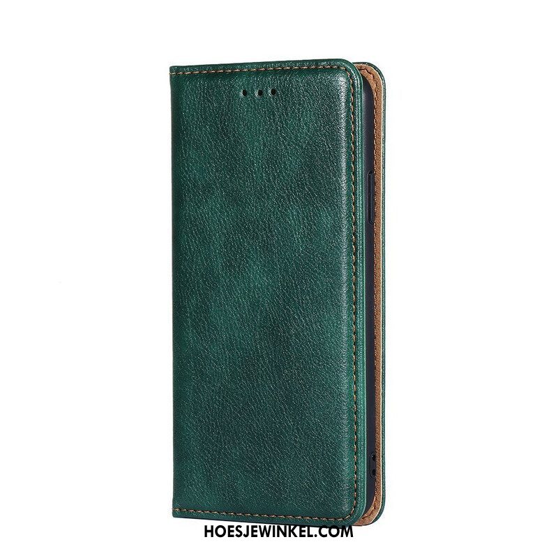 Bescherming Hoesje voor OnePlus Nord 2 5G Folio-hoesje Vintage Lederen Stijl