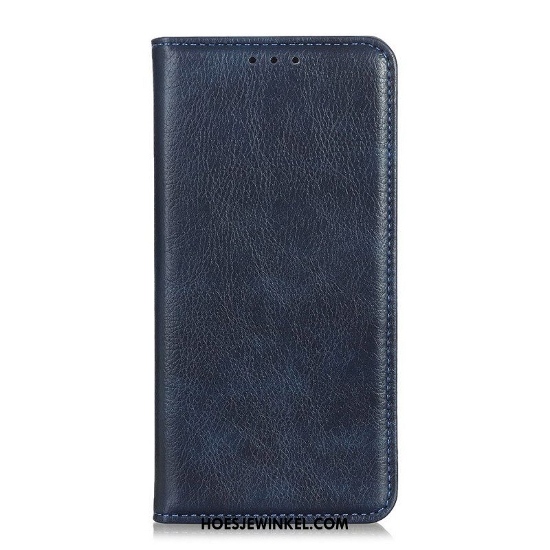 Bescherming Hoesje voor Oppo Find X5 Lite Folio-hoesje Lychee Splitleer