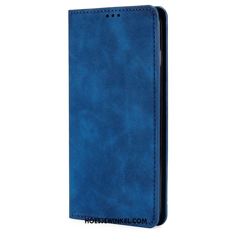 Bescherming Hoesje voor Oppo Reno 8 Folio-hoesje Leer-effect