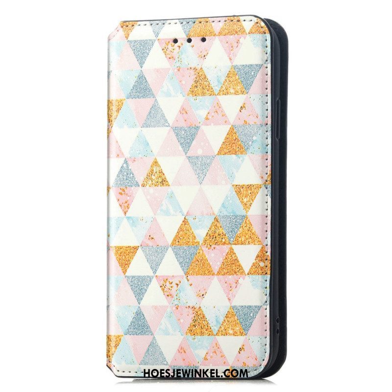 Bescherming Hoesje voor Samsung Galaxy A14 / A14 5G Folio-hoesje Samsung Galaxy A14 5g / A14 Gehard Glas Beschermende Lens