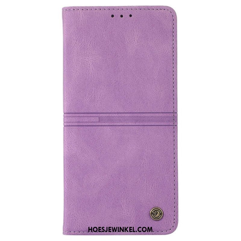 Bescherming Hoesje voor Samsung Galaxy A53 5G Folio-hoesje Klinknagel