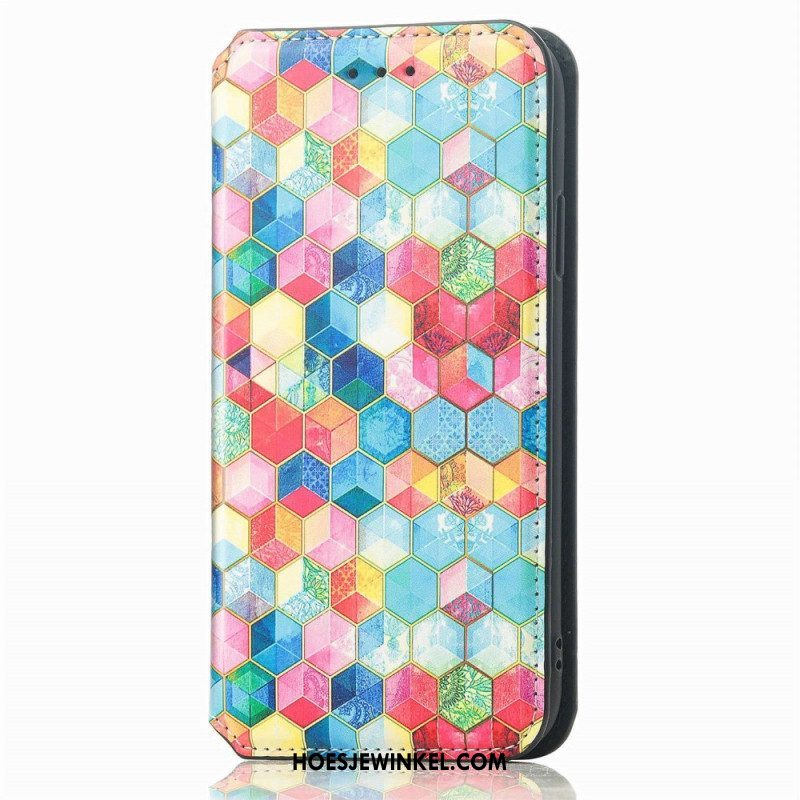 Bescherming Hoesje voor Samsung Galaxy M13 Folio-hoesje Caseneo Rfid-ontwerp