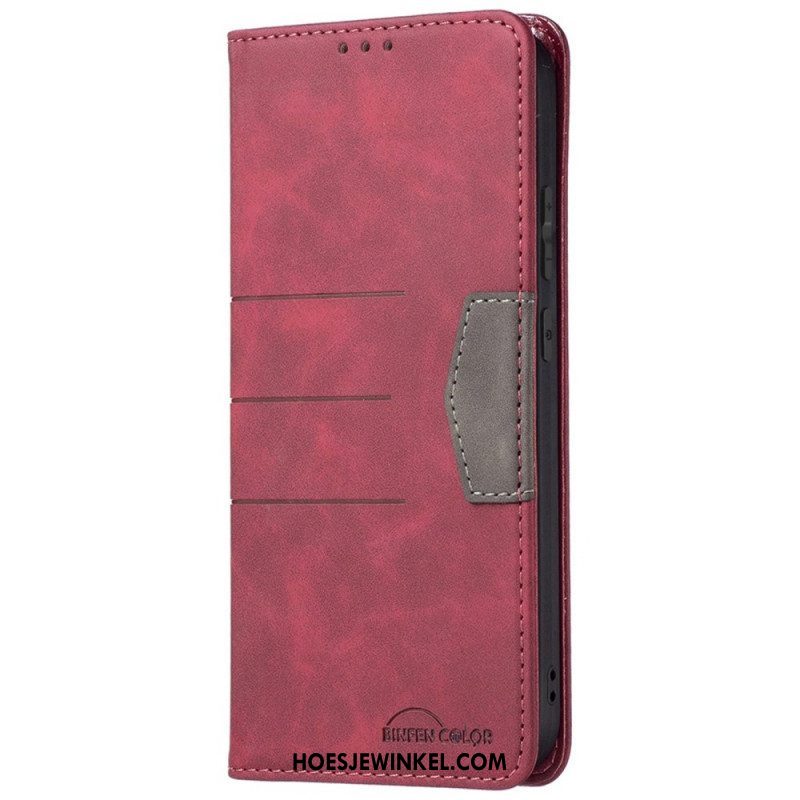 Bescherming Hoesje voor Samsung Galaxy M23 5G Folio-hoesje Binfen-kleur