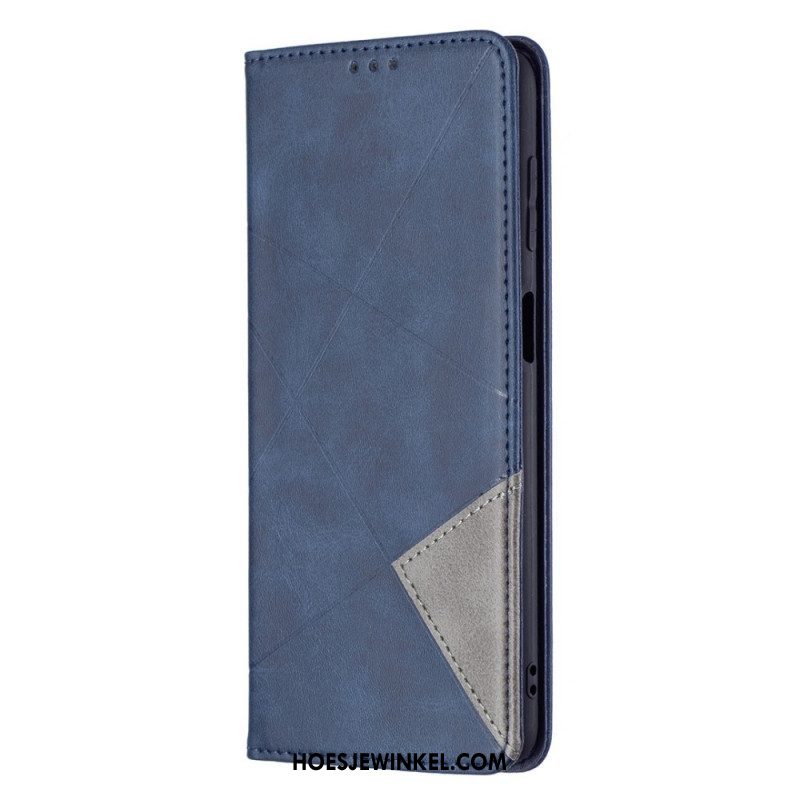 Bescherming Hoesje voor Samsung Galaxy M52 5G Folio-hoesje Patroon Van Imitatieleer