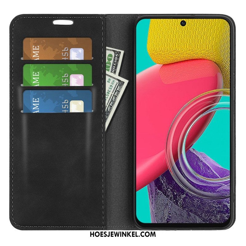 Bescherming Hoesje voor Samsung Galaxy M53 5G Folio-hoesje Huid-touch Zachtheid