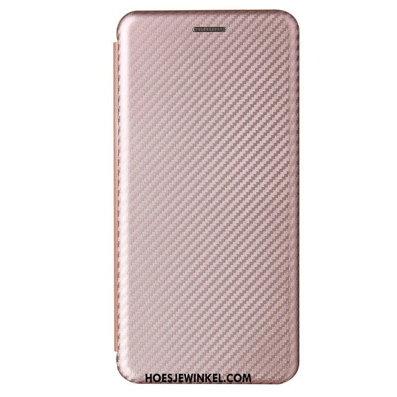 Bescherming Hoesje voor Samsung Galaxy S21 5G Folio-hoesje Koolstofvezel