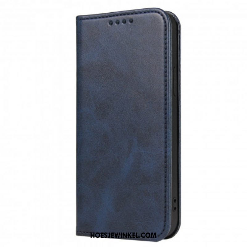 Bescherming Hoesje voor Samsung Galaxy S21 5G Folio-hoesje Leereffect In Zakelijke Stijl