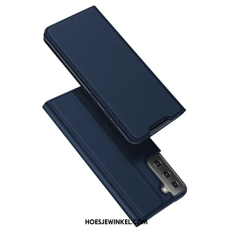 Bescherming Hoesje voor Samsung Galaxy S21 5G Folio-hoesje Skinpro Dux Ducis