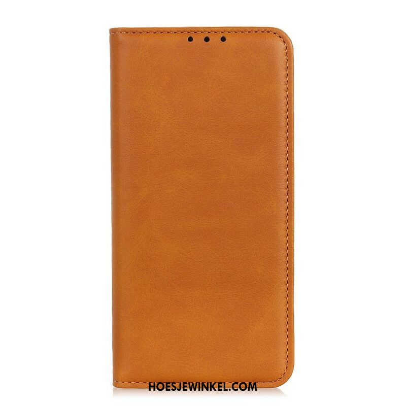 Bescherming Hoesje voor Samsung Galaxy S21 Ultra 5G Folio-hoesje Vintage Gespleten Leer