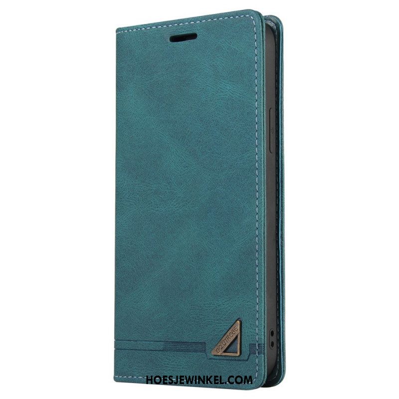 Bescherming Hoesje voor Samsung Galaxy S22 Ultra 5G Folio-hoesje Kunstleer Gq.utrobe