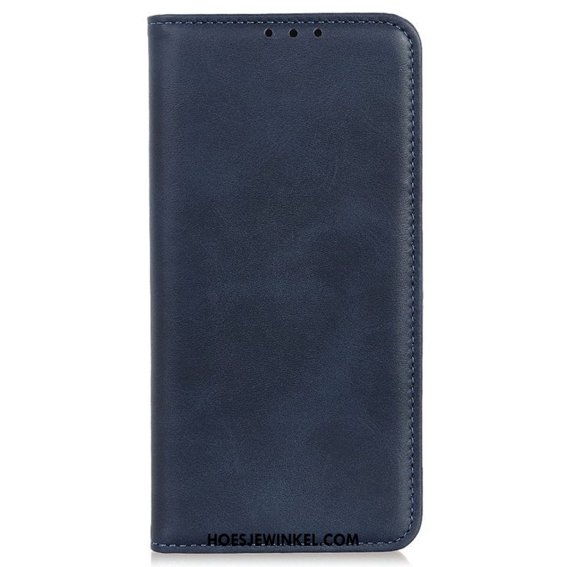 Bescherming Hoesje voor Samsung Galaxy S23 5G Folio-hoesje Gespleten Leer