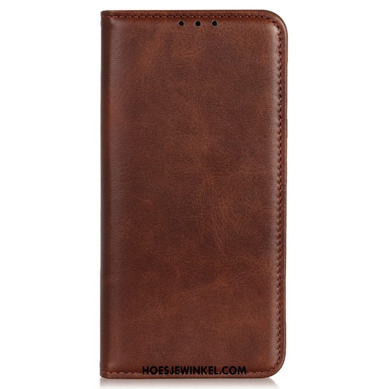 Bescherming Hoesje voor Samsung Galaxy S23 5G Folio-hoesje Gespleten Leer