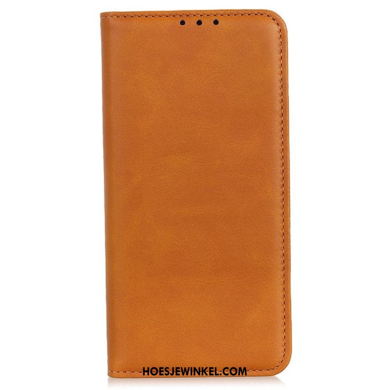 Bescherming Hoesje voor Samsung Galaxy S23 Plus 5G Folio-hoesje Gespleten Leer