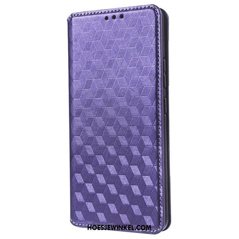 Bescherming Hoesje voor Samsung Galaxy S23 Ultra 5G Folio-hoesje 3d Patroon