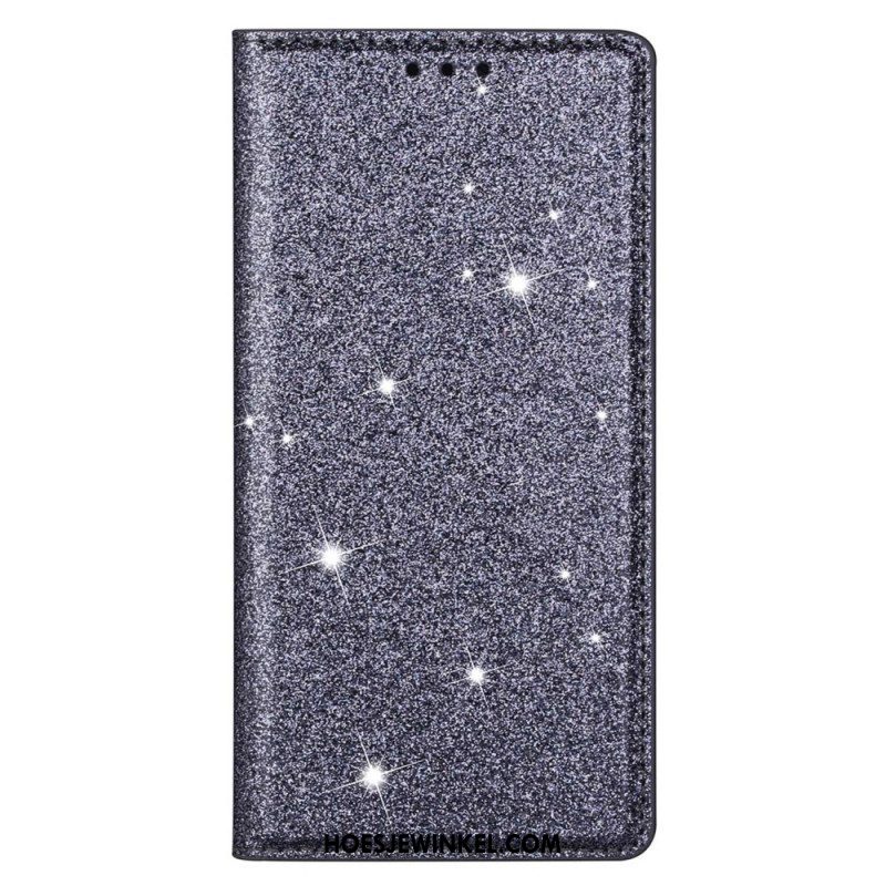 Bescherming Hoesje voor Samsung Galaxy S23 Ultra 5G Folio-hoesje Paillettenstijl