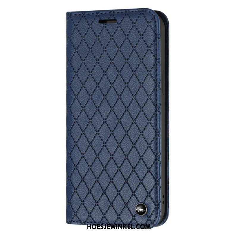 Bescherming Hoesje voor Samsung Galaxy S23 Ultra 5G Folio-hoesje Rfid-diamanten