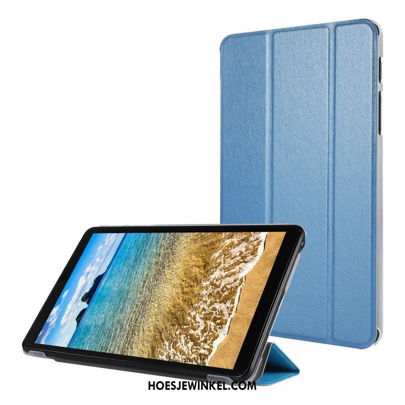 Bescherming Hoesje voor Samsung Galaxy Tab A7 Lite Zijdetextuur Van Imitatieleer