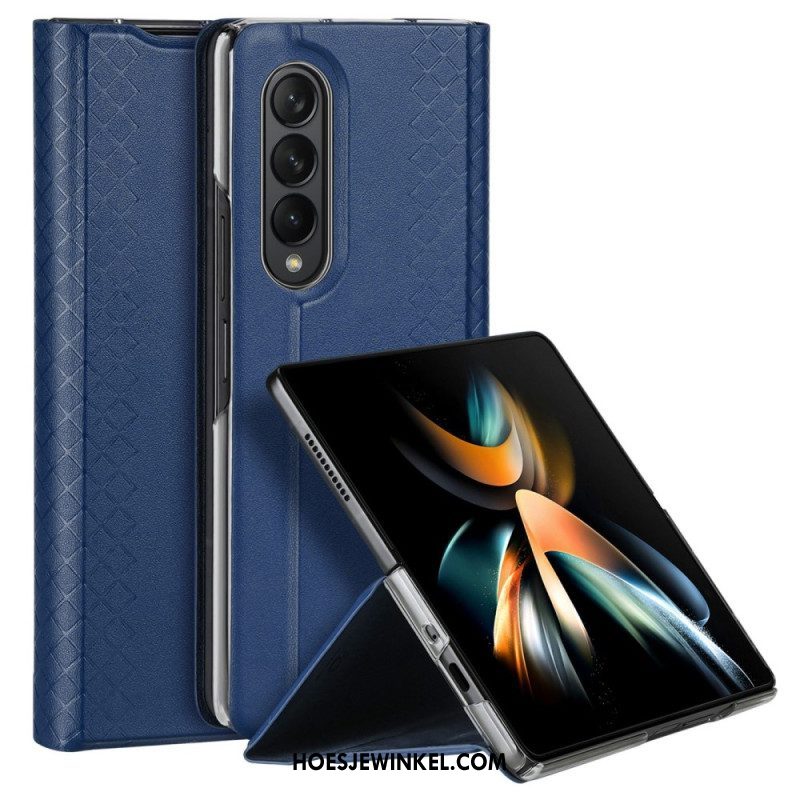 Bescherming Hoesje voor Samsung Galaxy Z Fold 4 Folio-hoesje Dux Ducis Bril-serie