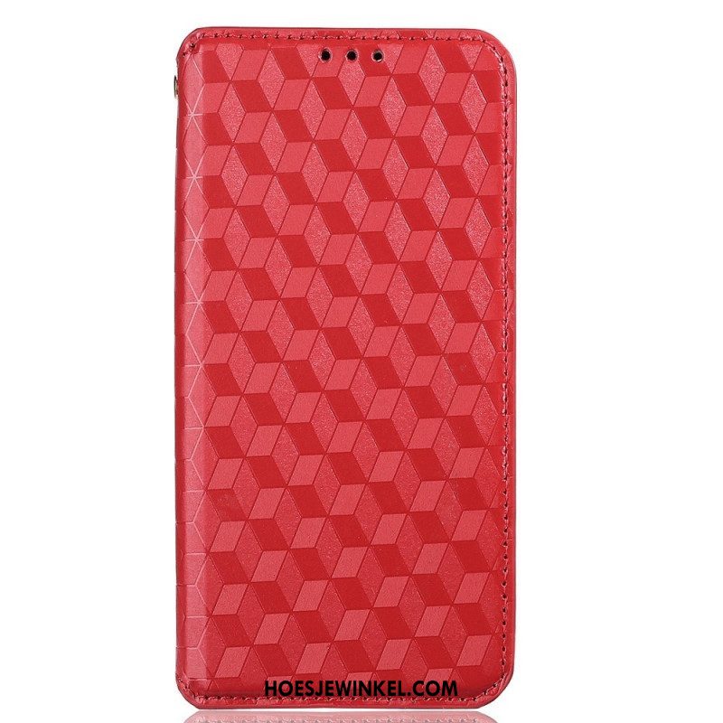 Bescherming Hoesje voor Sony Xperia 1 IV Folio-hoesje 3d Kubussen