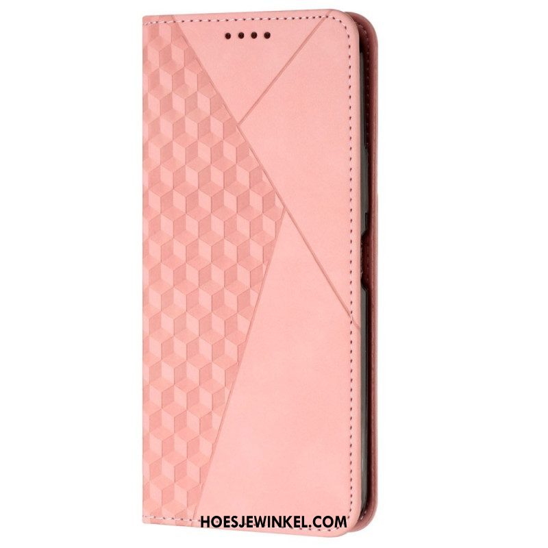 Bescherming Hoesje voor Xiaomi 12 Lite Folio-hoesje Stijl Leer 3d-patroon