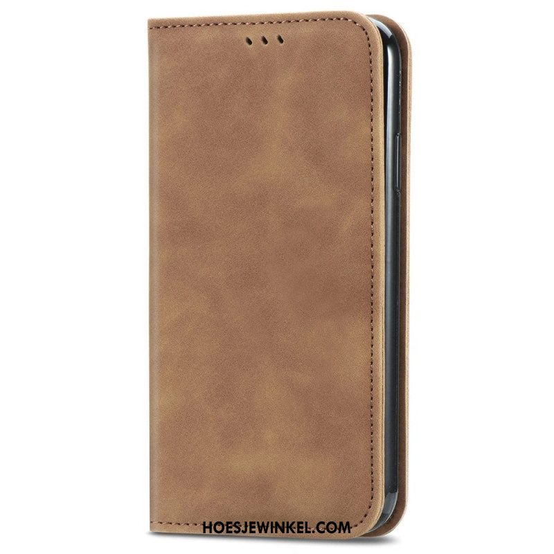 Bescherming Hoesje voor Xiaomi 12T / 12T Pro Folio-hoesje Vintage-serie