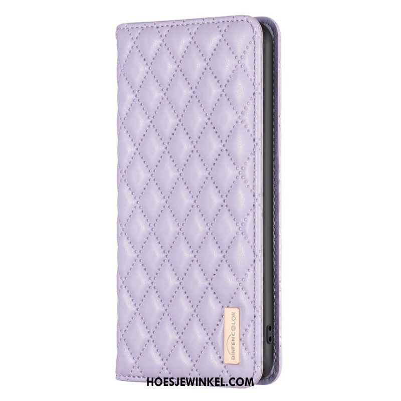 Bescherming Hoesje voor Xiaomi 13 Lite Folio-hoesje Binfen Kleurstijl Gewatteerd