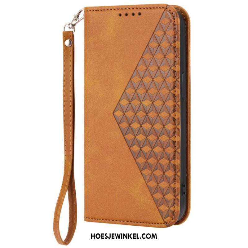 Bescherming Hoesje voor Xiaomi 13 Pro Folio-hoesje Stijl Leer 3d-patroon