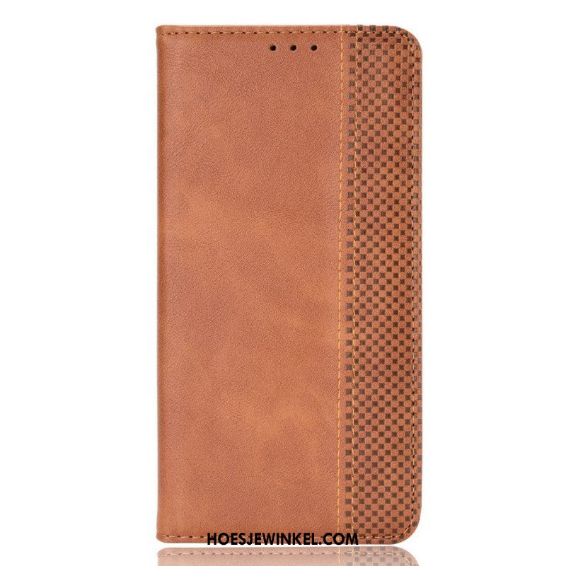 Bescherming Hoesje voor Xiaomi Redmi Note 11 / 11S Folio-hoesje Gestileerd Vintage Leereffect