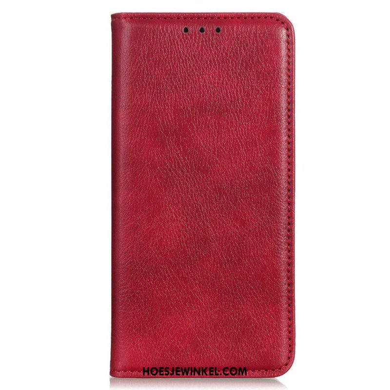 Bescherming Hoesje voor Xiaomi Redmi Note 11 Pro Plus 5G Folio-hoesje Mat Splitleer