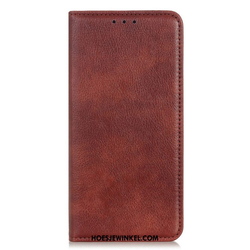 Bescherming Hoesje voor Xiaomi Redmi Note 11 Pro Plus 5G Folio-hoesje Mat Splitleer