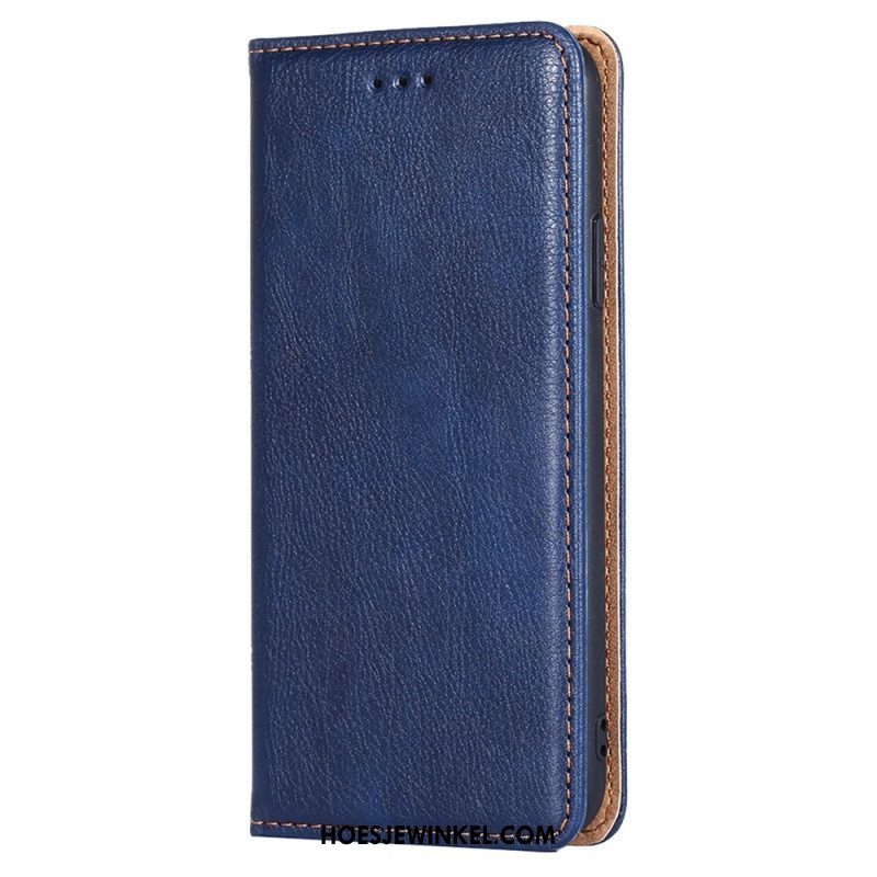 Bescherming Hoesje voor Xiaomi Redmi Note 12 5G Folio-hoesje Kunstleer Stiksels