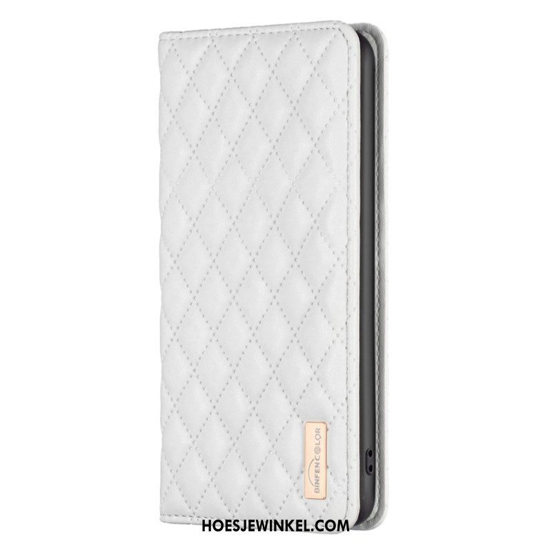 Bescherming Hoesje voor Xiaomi Redmi Note 12 Pro Folio-hoesje Gewatteerde Binfen Kleur