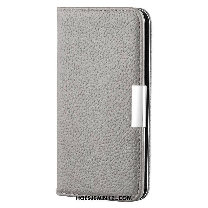 Bescherming Hoesje voor iPhone 13 Mini Folio-hoesje Imitatieleer Litchi Ultra Chic