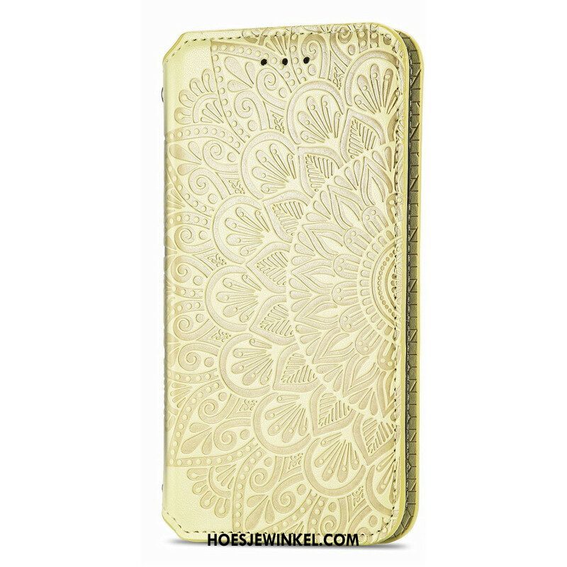 Bescherming Hoesje voor iPhone 13 Mini Folio-hoesje Mandala