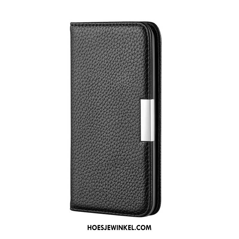 Bescherming Hoesje voor iPhone 13 Pro Folio-hoesje Imitatieleer Litchi Ultra Chic