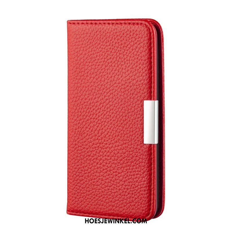 Bescherming Hoesje voor iPhone 13 Pro Folio-hoesje Imitatieleer Litchi Ultra Chic