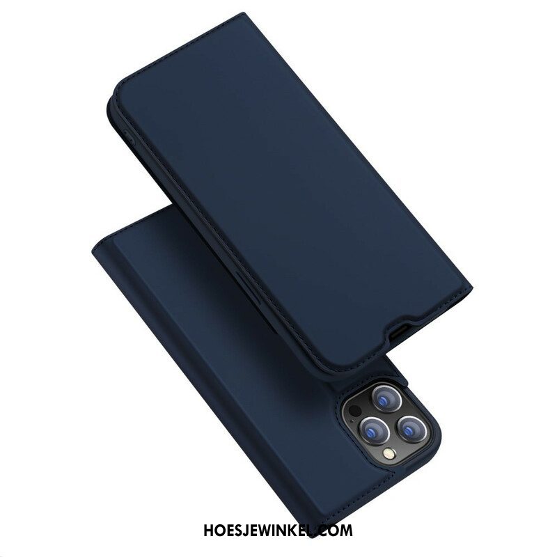 Bescherming Hoesje voor iPhone 13 Pro Max Folio-hoesje Skin Pro-serie Dux Ducis