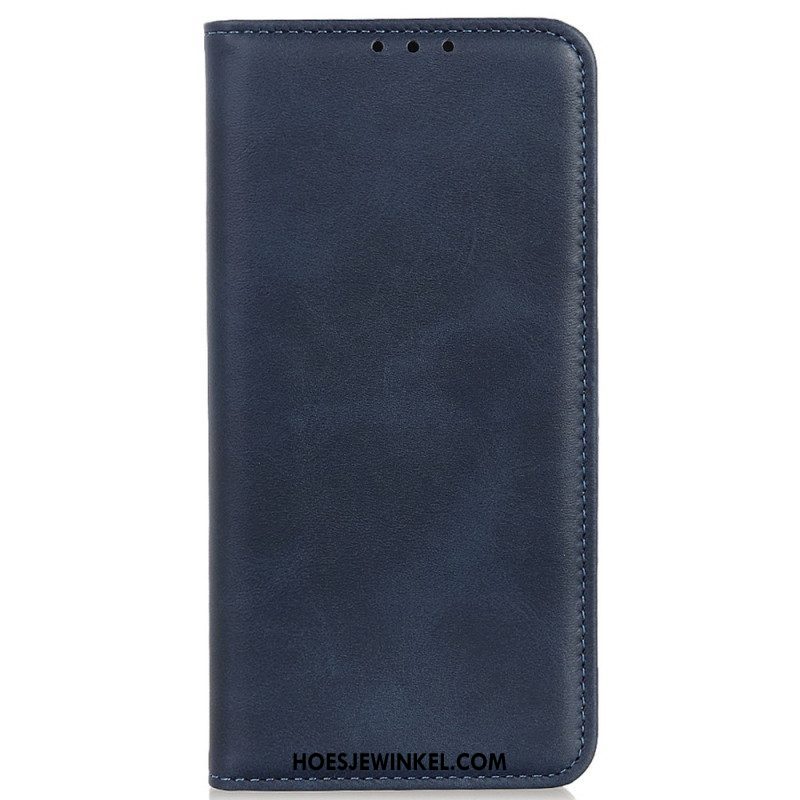 Bescherming Hoesje voor iPhone 14 Folio-hoesje Elegantie Splitleer