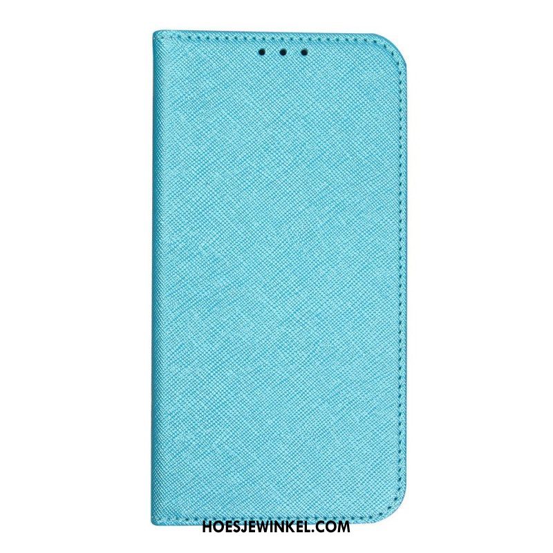 Bescherming Hoesje voor iPhone 14 Folio-hoesje Getextureerd