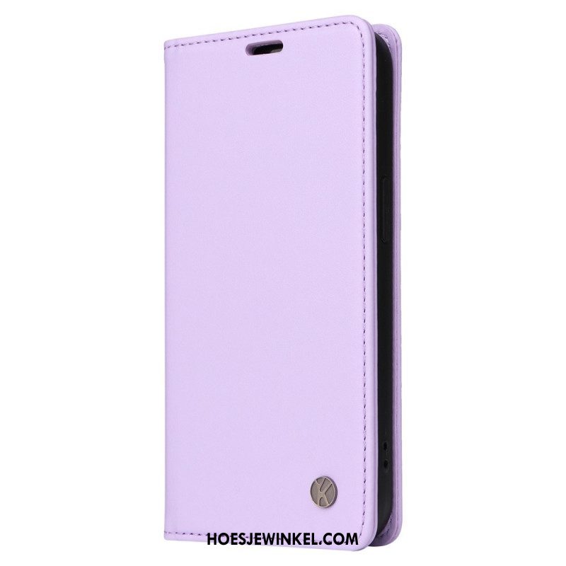 Bescherming Hoesje voor iPhone 14 Pro Folio-hoesje Decoratieve Klinknagels