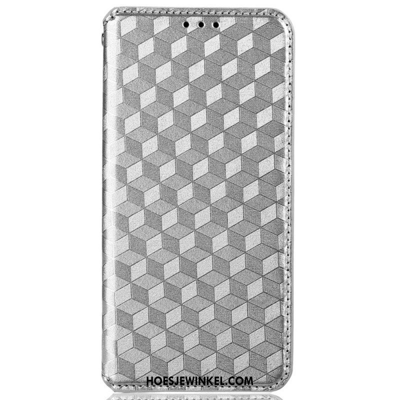 Bescherming Hoesje voor iPhone 14 Pro Max Folio-hoesje 3d Textuur