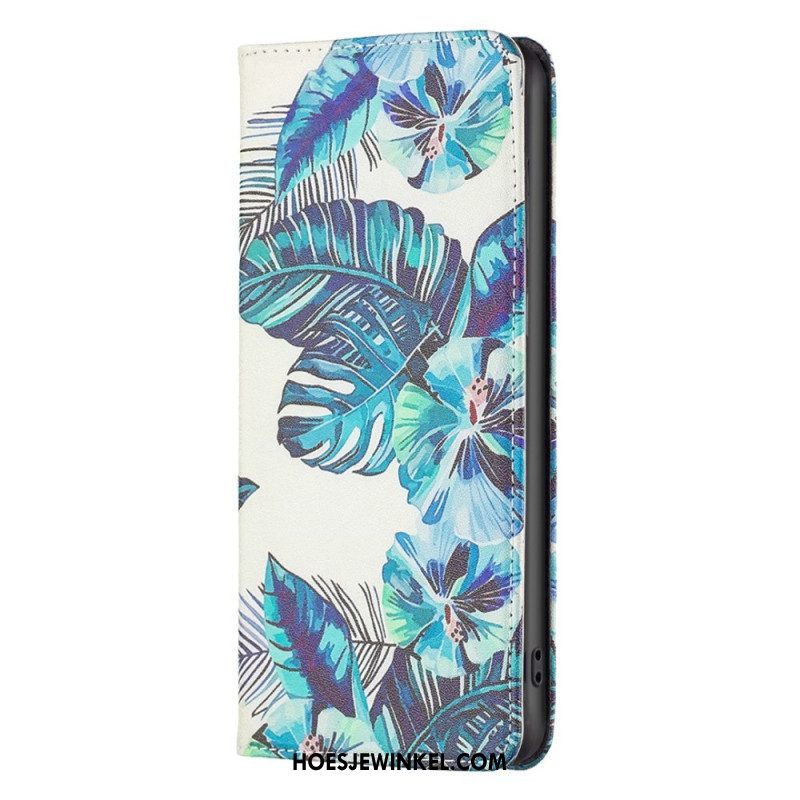 Bescherming Hoesje voor iPhone 14 Pro Max Folio-hoesje Bladeren